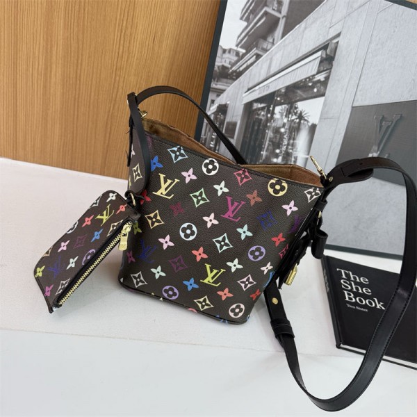 Lv ルイヴィトンブランドショルダーバッグ女性ブランドバケットバッグブランド肩掛けバッグ大容量ブランド2WAYバッグ鞄