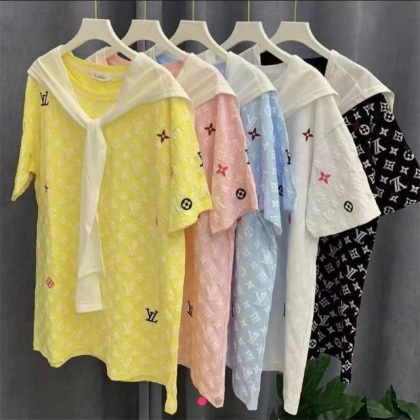 Lv ルイヴィトンブランドtシャツ高品質ブランド 服 コピー 激安屋20代 30代40代tシャツ 激安パロディ大人の上質Tシャツ