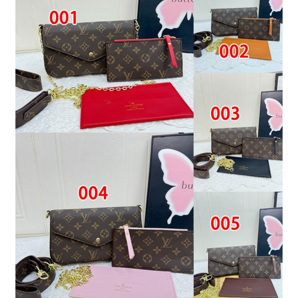 Lv ルイヴィトンハイブランド斜め掛けバッグ カードバッグ付き ハイブランドレディースチェーンバッグ ブランドカジュアルミニバッグ かわいい 高品質