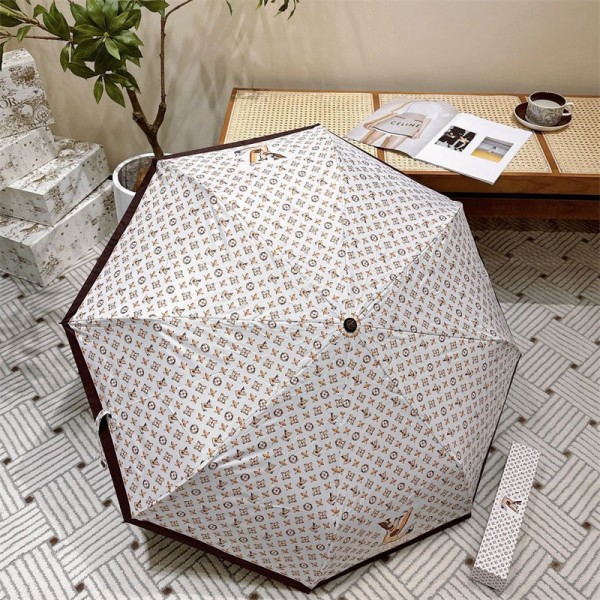 ブランドルイヴィトン日傘 軽量 lV 折りたたみ傘 晴雨兼用 コンパクト UVカット100%完全遮光 遮熱 折りたたみ日傘 メンズ 日傘兼用雨傘 レディース 携帯便利 ケース付き プレゼント