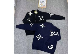 ルイヴィトンジップカーディガン モンクレールビーニー帽 ブランドパロディ