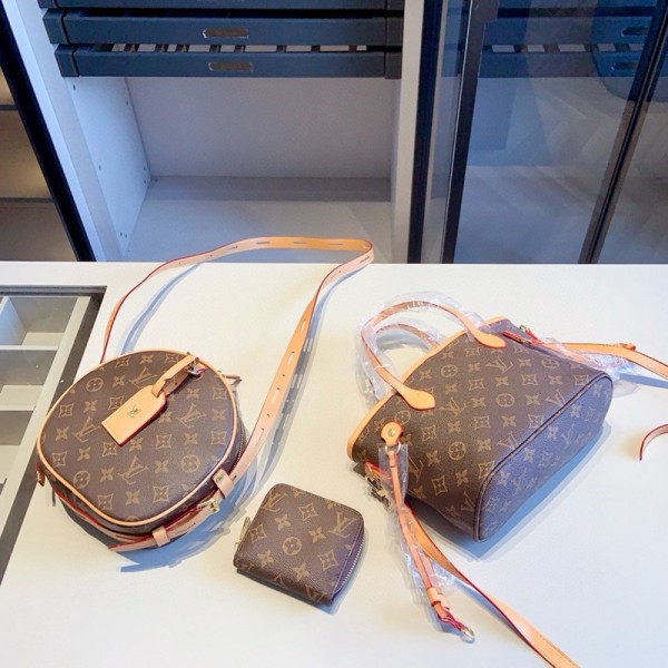 Lv ルイヴィトンハイブランドトートバッグ斜め掛けカバンハイブランドショルダーバッグブランド丸型バッグ鞄レディースメンズ肩掛けバッグブランドカジュアル