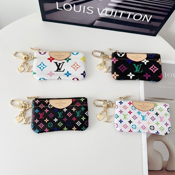 Lv ルイヴィトンブランドポーチ 小物入れ ミニ 薄型 PU革 レザー メンズ レディース カード入 コンパクト 化粧ポーチ メイク コスメポーチ ミニポーチ ガジェットケース トラベルポーチ 