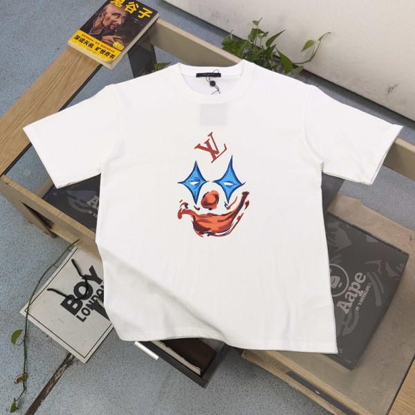 Lv ルイヴィトン半袖tシャツ ハイブランド夏tシャツ オーバーサイズ ブランドトップス 上着 服 コピー 激安屋 大人の上質Tシャツ S-5XL