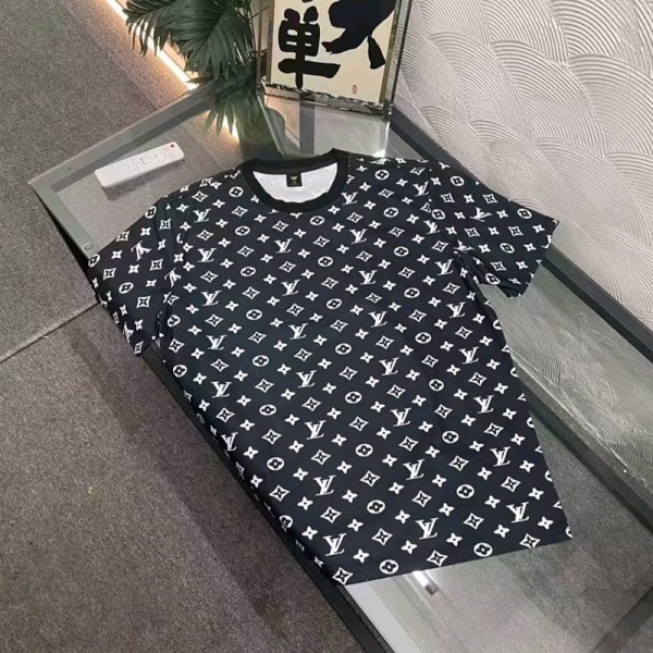 Lv ルイヴィトンブランド半袖tシャツブランドtシャツ上着カジュアルハイブランド半袖tシャツ 男女兼用 20代 30代40代tシャツ 激安パロディXS-6XL