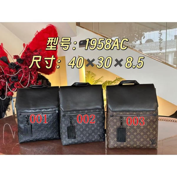 Lv ブランドルイヴィトンモノグラムエンボスリュック レザーバッグ フラップ式 メンズ バックパック 通勤 大容量 ビジネスリュック