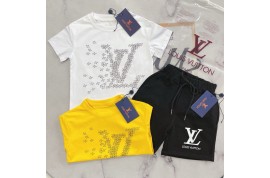 ルイヴィトン子供服セットアップ グッチバケットハット Versaceサマー寝具