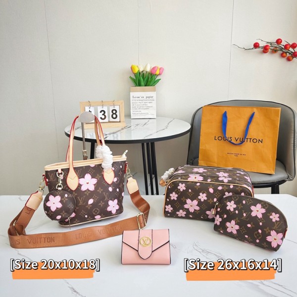 Lv ルイヴィトンハイブランドバッグブランド肩掛けバッグ ミニ財布 マフラー3点セット ショルダーバッグハンドバッグブランド手提げカバン大容量ブランドミニバッグコーデ