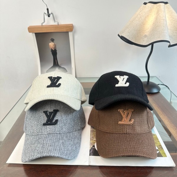 Lv ルイヴィトンハイブランドハット男女兼用ブランド野球帽レディースブランドバケットハット女性ニットハットブランド保温