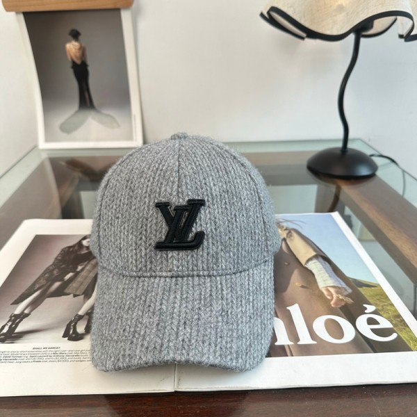 Lv ルイヴィトンハイブランドハット男女兼用ブランド野球帽レディースブランドバケットハット女性ニットハットブランド保温