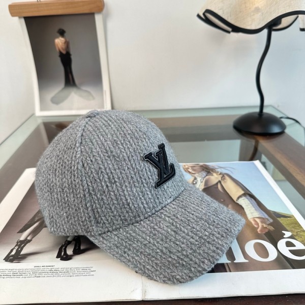 Lv ルイヴィトンハイブランドハット男女兼用ブランド野球帽レディースブランドバケットハット女性ニットハットブランド保温