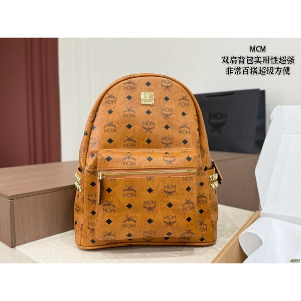 MCM エムシーエムブランドリュック メンズ ビジネス 革 レザー リュックサック バックパック レディース 韓国 軽量 大容量 通勤 通学 就活 出張 旅行 モノグラム柄