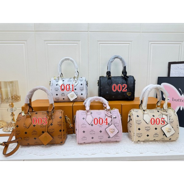 Mcm エムシーエムハイブランドミニボストンバッグ レディース ショルダーバッグ 韓国  大容量で普段使いにも ハンドバッグ 小さめ ミニショルダーバッグ かばん 鞄