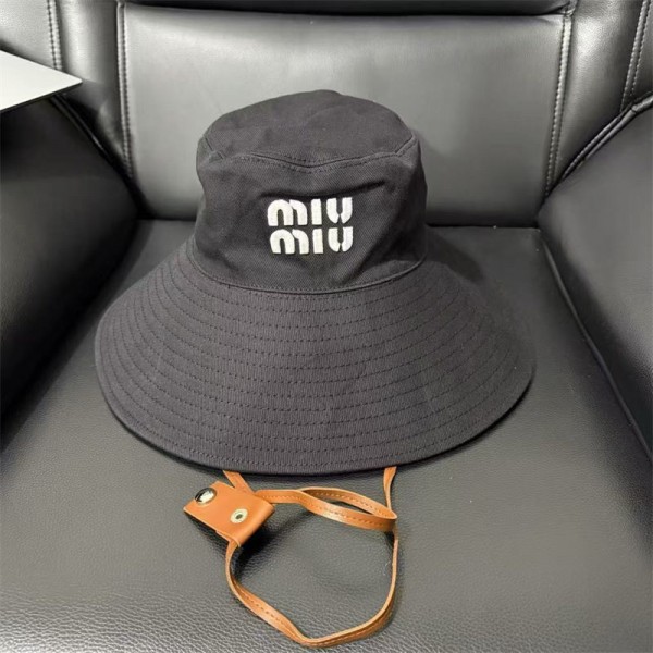 ブランドMIUMIU サファリハット メンズ レディース ミュウミュウバケットハット UVカット 帽子 防水 通気 紫外線対策 超軽量速乾 バケットハット アウトドア 登山 キャンプ 春 夏 秋 男女兼用