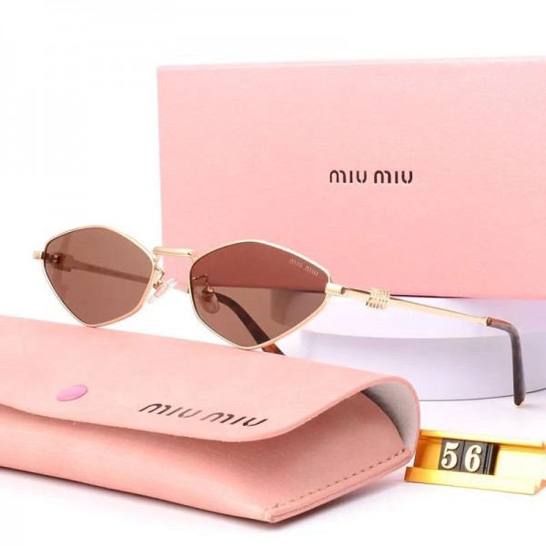 ミュウミュウ MiuMiuブランド韓国風サングラス uvカット男女 おしゃれ サングラス激安 小顔ハイブランド サングラス 20代 30代 40代 レディース メンズ紫外線カット 偏光サングラス メガネ