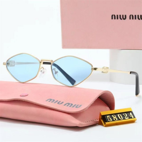 ミュウミュウ MiuMiuブランド韓国風サングラス uvカット男女 おしゃれ サングラス激安 小顔ハイブランド サングラス 20代 30代 40代 レディース メンズ紫外線カット 偏光サングラス メガネ