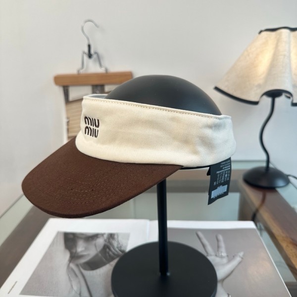 ミュウミュウレディース サンバイザー ブランドMIUMIU UV カット ツバ広 日除け帽子 小顔効果 飛ばない 吸汗速乾 軽量 折りたたみ収納 スポーツ テニス ゴルフ ウォーキング アウトドア 通勤 ドライブ 海水浴 春夏