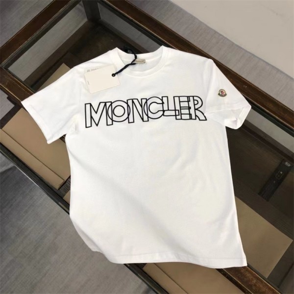 ブランド モンクレール Tシャツ 定番 ファション 丸首 moncler 半袖シャツ メンスTシャツ トレーニングシャツ ゆったり 高品質 大人っぽい おしゃれ 綿シャツ 肌触り優しい 通気性 S~5XL