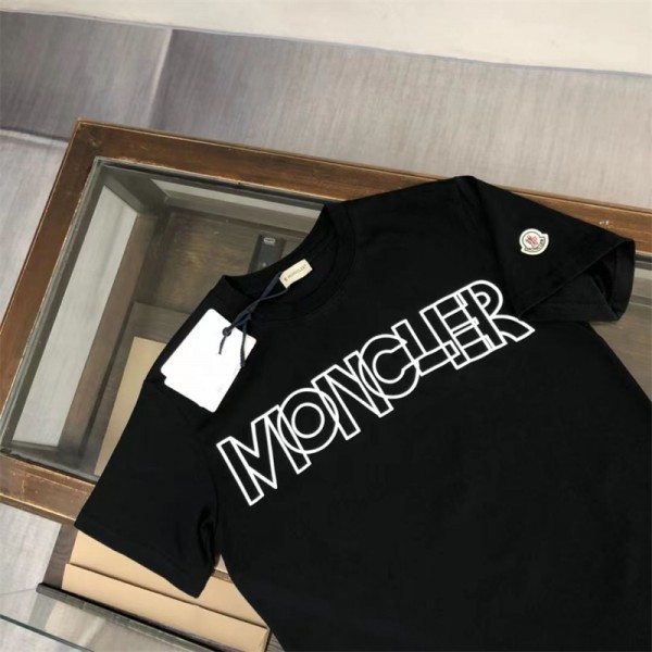 ブランド モンクレール Tシャツ 定番 ファション 丸首 moncler 半袖シャツ メンスTシャツ トレーニングシャツ ゆったり 高品質 大人っぽい おしゃれ 綿シャツ 肌触り優しい 通気性 S~5XL