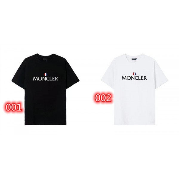 MONCLER ブランド トップス メンズ 上着 レディース 半袖 モンクレール 定番Tシャツ カジュアル 綿シャツ 心地 トレーナー オシャレ コットン製 大人気 ファッション 耐洗濯 S~5XL