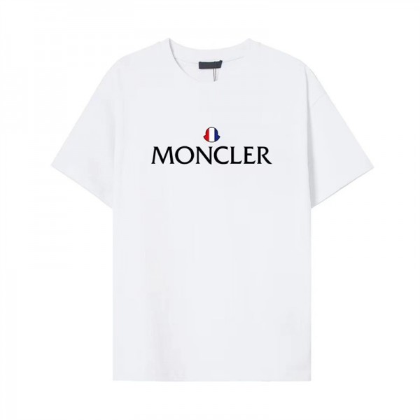 MONCLER ブランド トップス メンズ 上着 レディース 半袖 モンクレール 定番Tシャツ カジュアル 綿シャツ 心地 トレーナー オシャレ コットン製 大人気 ファッション 耐洗濯 S~5XL