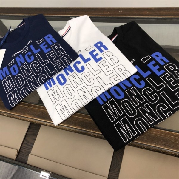 モンクレール Monclerｔシャツ ロゴ 経典 カジュアル 男女通用