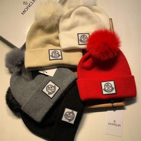 ブランド Moncler ニット帽 レディース ニットキャップ モンクレール ニットキャップ ロシア帽子 帽子 耳あて ポンポン付き 可愛い オシャレ あったか 防寒 裏起毛 ふわふわ 大きいサイズ 冬ボアキャップ アウトドア 旅行スキー スノボ 通勤