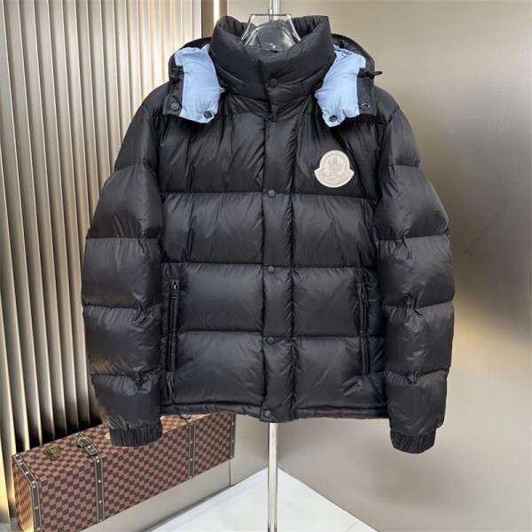 Moncler モンクレールハイブランド ダウンコート レディース 中綿ジャケット フード付き ショート丈 アウター 秋服 冬服 防寒 暖かい 厚手 ゆったり 韓国風 可愛い カジュアル 通勤 通学