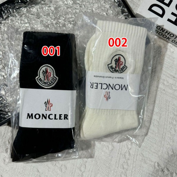 Moncler モンクレールハイブランド ソックス 綿製浅口ソックス 女の子好き 韓国上質な コットン ソックス くつしたブランドソックス 男女兼用 ファッション
