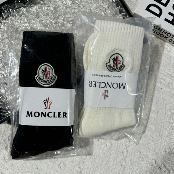 Moncler モンクレールハイブランド ソックス 綿製浅口ソックス 女の子好き 韓国上質な コットン ソックス くつしたブランドソックス 男女兼用 ファッション