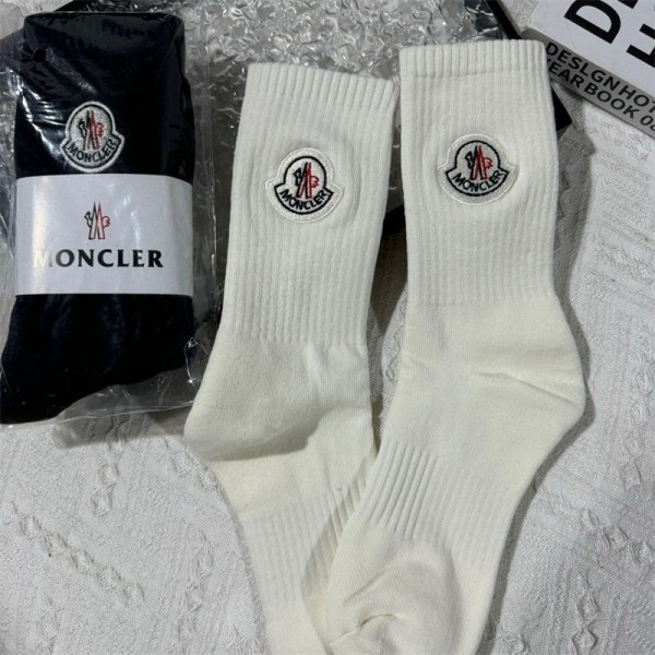 Moncler モンクレールハイブランド ソックス 綿製浅口ソックス 女の子好き 韓国上質な コットン ソックス くつしたブランドソックス 男女兼用 ファッション