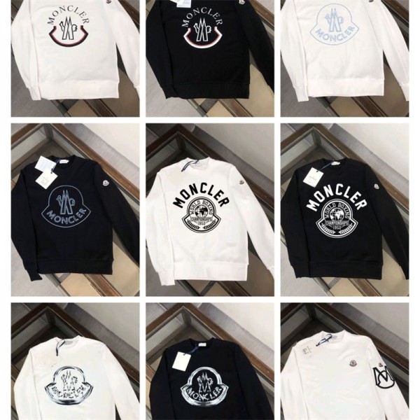 Moncler モンクレールスウェットハイブランド秋冬オーバーサイズパーカーブランドレディースメンズプルオーバー S - 3XL ハイブランド秋冬服パーカー