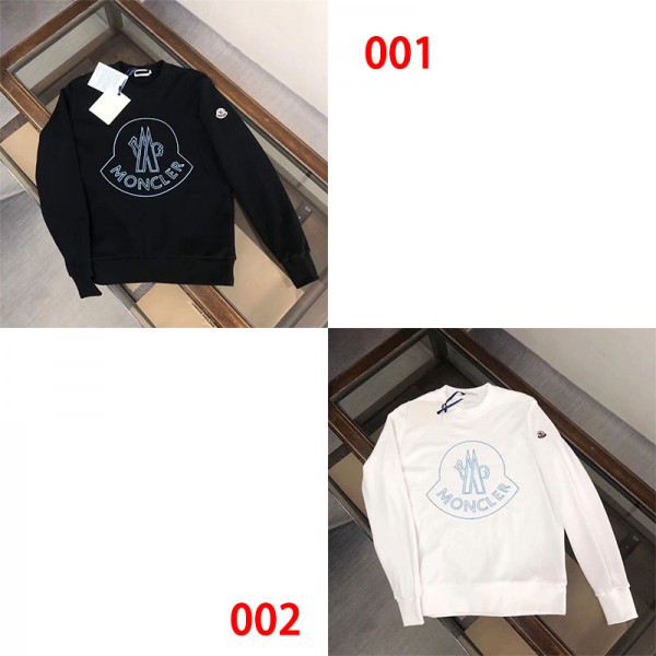 Moncler モンクレールブランドトレーナー裏起毛オーバーサイズパーカーブランドブランドスウェット上着ゆったり トレーナースウェットパーカーM - 5XL