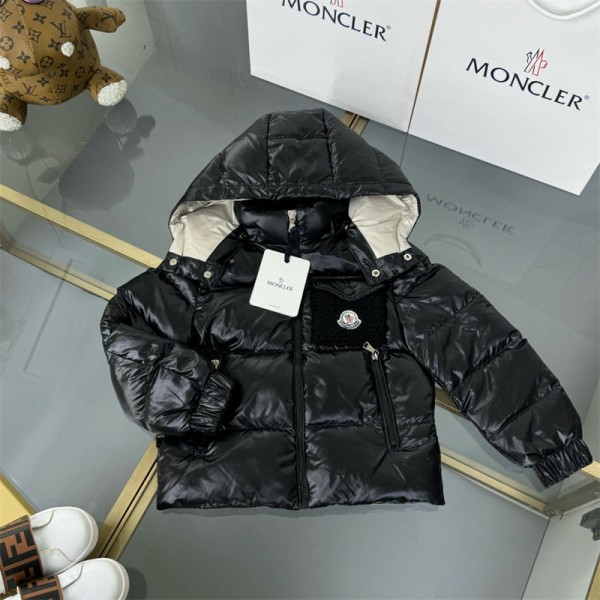Moncler モンクレールブランドキッズ ダウンジャケット 110 - 160cm ダウンコート ジュニア 男の子 女の子 アウター ロング丈 ダウン 中綿 フード付き 子供 ロングコート 綿入れ 防寒 保温 冬 