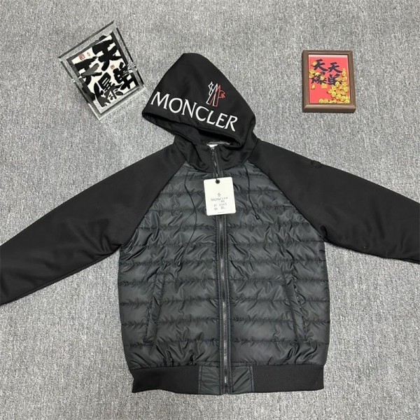 Moncler モンクレールハイブランド中綿ジャケット メンズ カジュアル S - 5XL 中綿コート ライトダウンジャケット 人気 アウター プリント柄 通勤 保温ジャケット 春秋冬 分厚い 防寒 防風 暖かい 通学