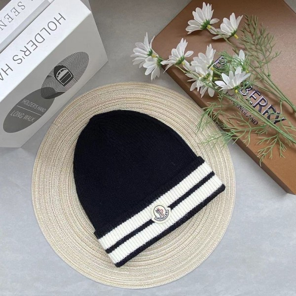 Moncler モンクレールハイブランドニット帽 メンズ 冬 ビーニー ニット帽子 防寒帽子 ニットキャップ ワッチキャップ おしゃれ 厚手 医療用 ふんわり 春 秋 冬 スキー 