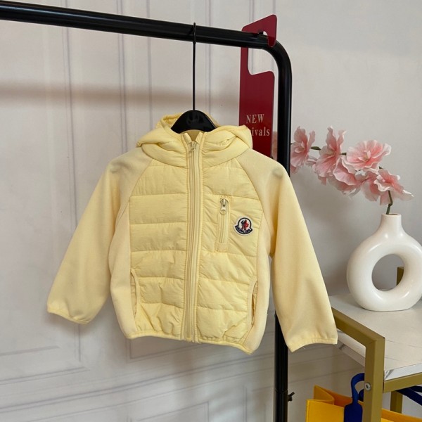 Moncler モンクレールブランド 子供服 女の子 ジャケット 中綿コート ライトコート 軽量 フード付き ブルゾン アウター ジャンパー ガールズ キッズ カジュアル 90-130cm 可愛い おしゃれ 春秋冬 通学 通園 防寒