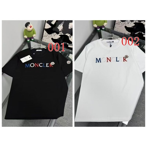 Moncler モンクレール韓国 パチモン tシャツTシャツカットソーペアカップル20代 30代40代tシャツ 激安パロディtシャツ ユニセック ブランドS-5XL