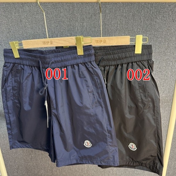 ブランドMoncler モンクレール ハーフパンツ メンズ 短パン ショートパンツ 五分丈 薄手 接触冷感 速乾性 通気性 脚長見え M-5XL ゆったり 無地 ポケット付き ベタつかない夏·軽くて涼しい·さらさら生地感