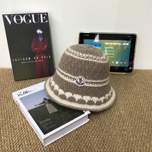 Moncler モンクレールブランド野球帽レディースブランドニット帽子冬ブランドハットキャップ日焼け止めブランド帽子ハット小顔効果