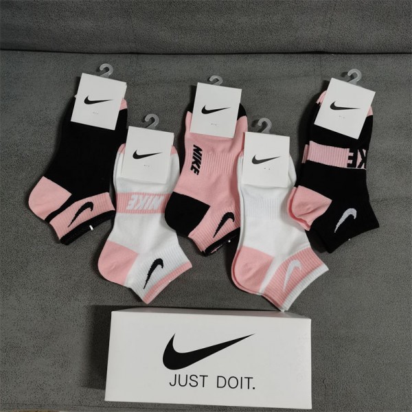 Nike ナイキブランド ストッキング 大人気浅口ソックス 女の子好き 韓国上質な コットン ソックス くつしたブランドソックス 男女兼用 ファッション