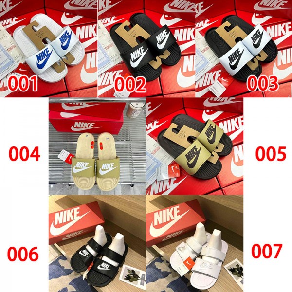 Nike ナイキブランド スリッパ レディース お出かけ用サンダルブランド室内スリッパ 230~270cm シャワー バス トイレ ベランダ用ブランド ミュール  美脚 可愛いレディース メンズ 室内履き スリッパ ペア カップル