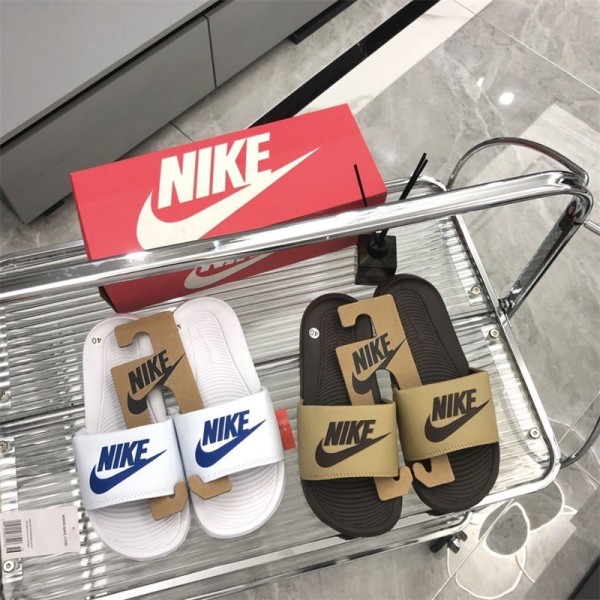 Nike ナイキブランド スリッパ レディース お出かけ用サンダルブランド室内スリッパ 230~270cm シャワー バス トイレ ベランダ用ブランド ミュール  美脚 可愛いレディース メンズ 室内履き スリッパ ペア カップル