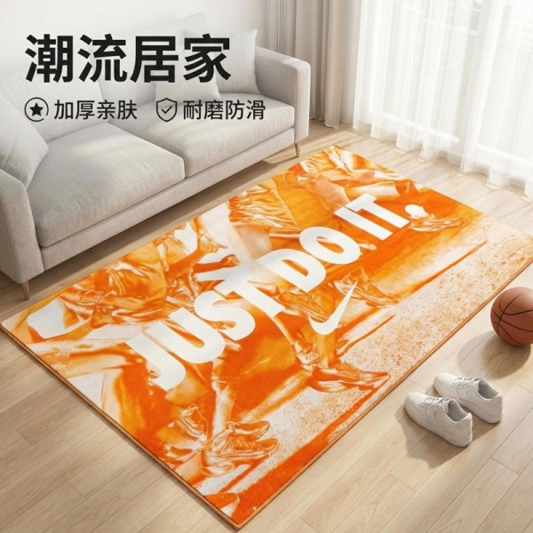 Nike ナイキブランド 泥落としマット カーペット絨毯 じゅうたん マット ラグカーペット 部屋マット カーペット 消音 抗菌ハイブランド