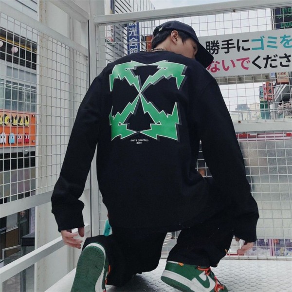 Off-White オフホワイト パーカー トレイナー 男女通用 秋冬 オーバーサイズ 人気