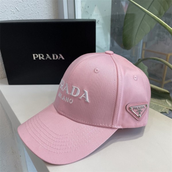 ブランド プラダ キャップ 帽子 シンプル 刺繍 cap カジュアル prada 野球帽子 おしゃれ 日焼け止めキャップ 高品質 長ツバ 小顔 男女愛用 芸能人愛用 ファッション