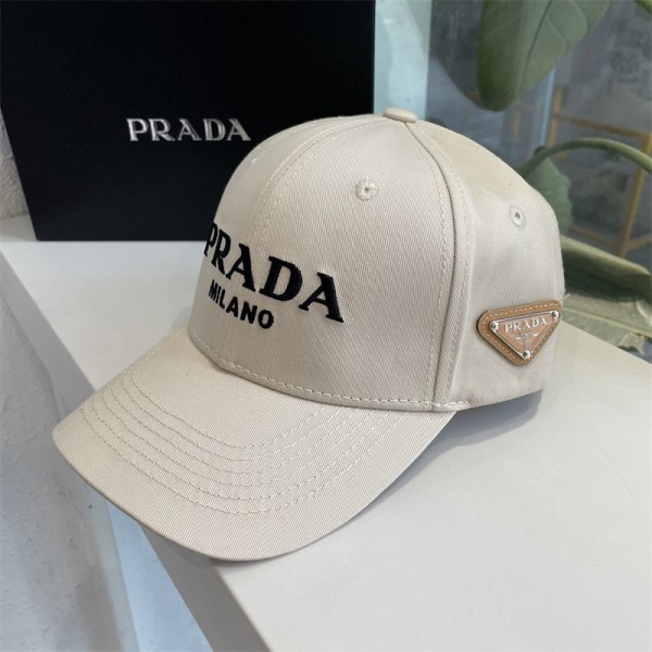 ブランド プラダ キャップ 帽子 シンプル 刺繍 cap カジュアル prada 野球帽子 おしゃれ 日焼け止めキャップ 高品質 長ツバ 小顔 男女愛用 芸能人愛用 ファッション