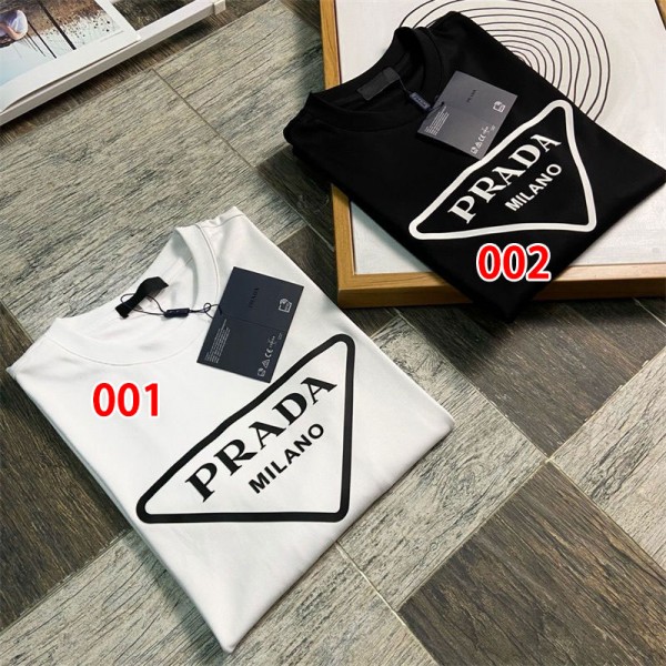 Prada プラダブランド長袖tシャツ 韓国 ブランドかわいい ブランドtシャツ上着カジュアルブランド 服 コピー 激安屋 トップス S - 3XL