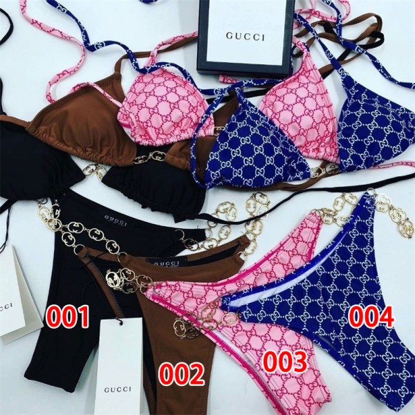 Gucci グッチブランドコピービキニ セクシー おしゃれビーチウェアママ 水着 体型カバー セクシー旅行 女性用水着 おしゃれ大きいサイズ 体型カバー水着 S - XL