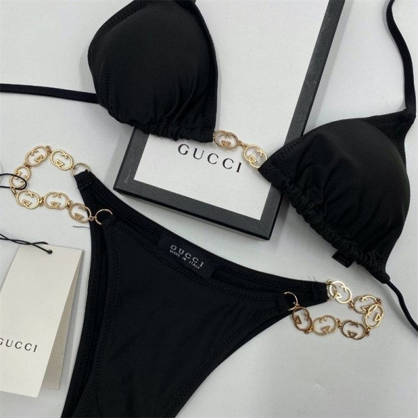 Gucci グッチブランドコピービキニ セクシー おしゃれビーチウェアママ 水着 体型カバー セクシー旅行 女性用水着 おしゃれ大きいサイズ 体型カバー水着 S - XL